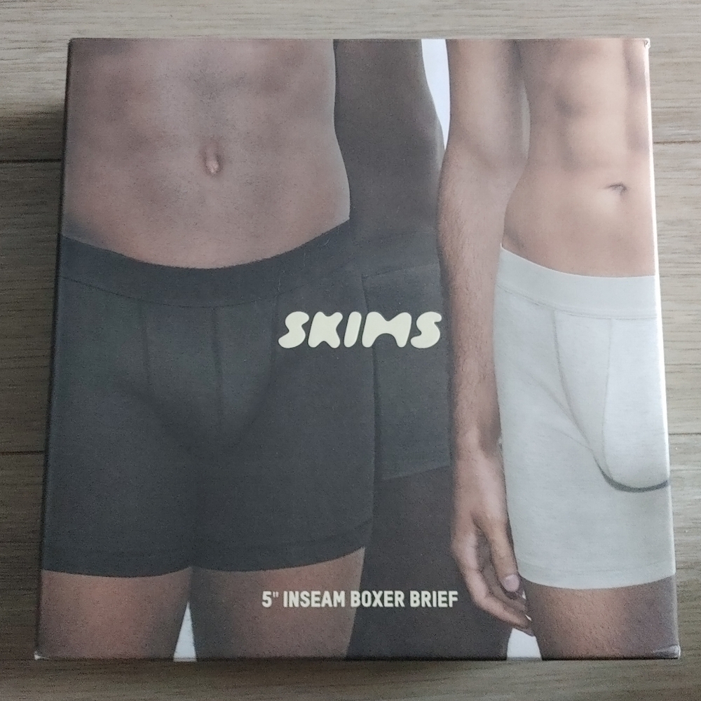 SKIMS Men Cotton Boxer Brief 5" Inseam - 3 pack